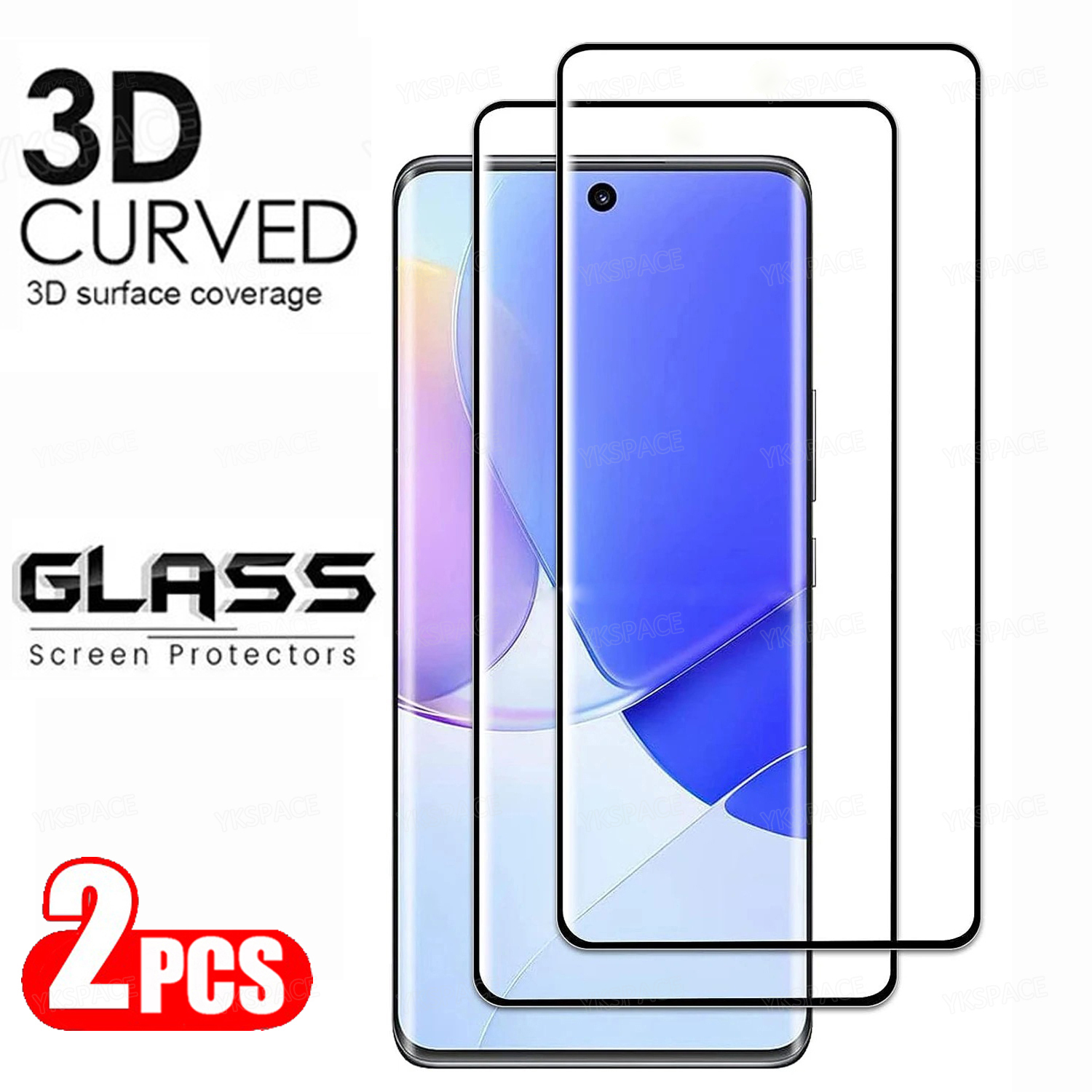 Curved Edge Screen - 2Pcs 3D Curved Edge 9H HD