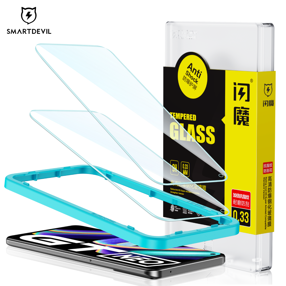 Matte Anti Glare Screen - SmartDevil Tempered Glass for Realme 15