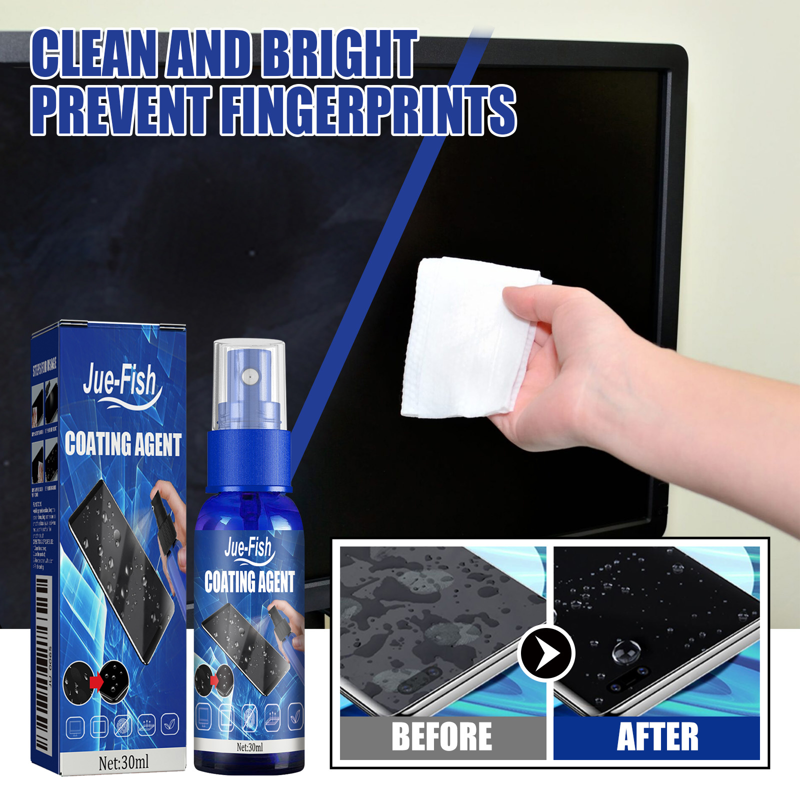 Screen Coating Agent, Smartpho - Oleophobic Coating Spray ulasan dan harga