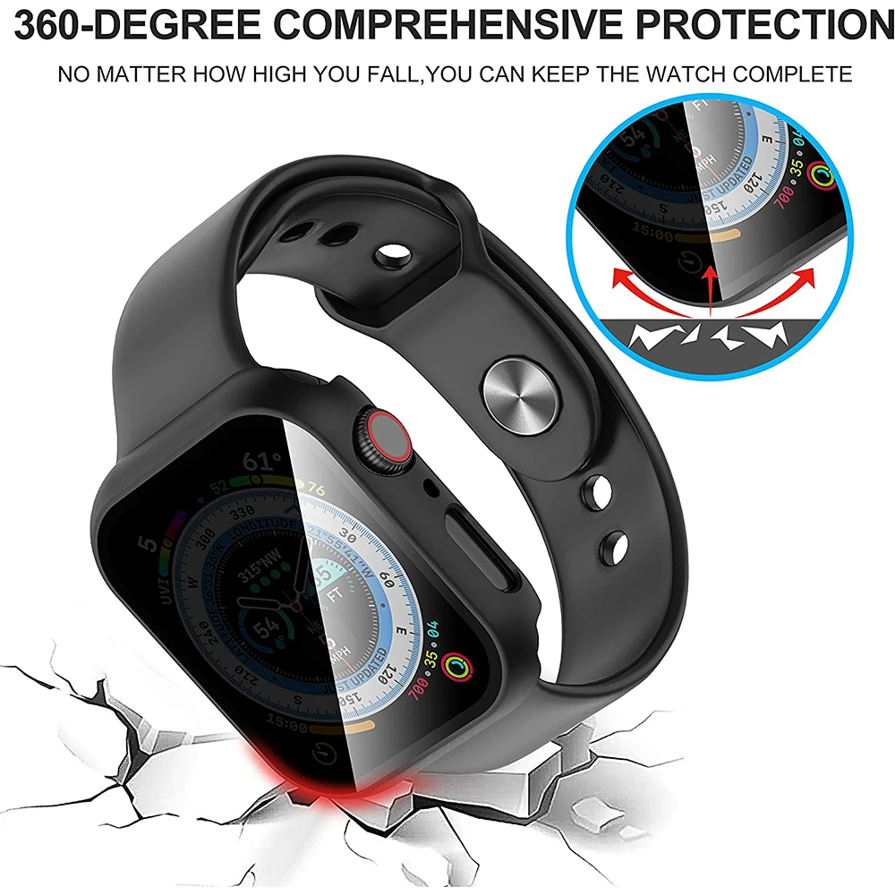 Privacy Glass+Case For Apple W - Privacy Screen Protector ulasan dan harga