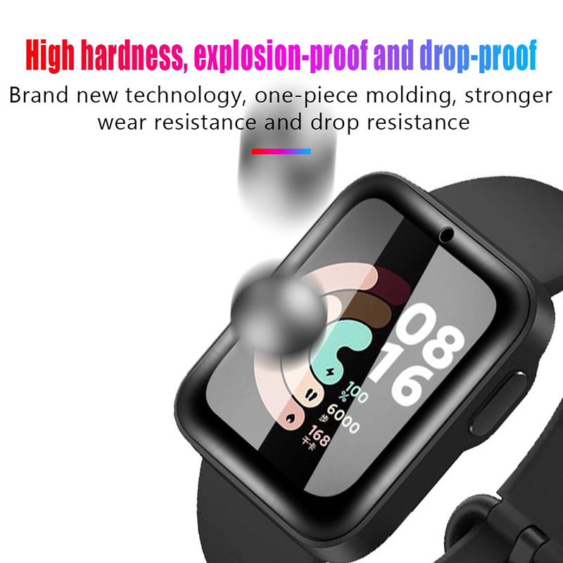 2 Pcs Tempered Glass for Redmi - Smartwatch Screen Film ulasan dan harga