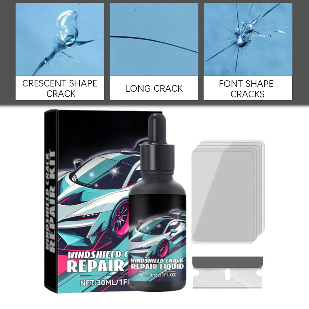 Cracked Glass Scratch Repair K - Liquid Uv Glue Kit ulasan dan harga