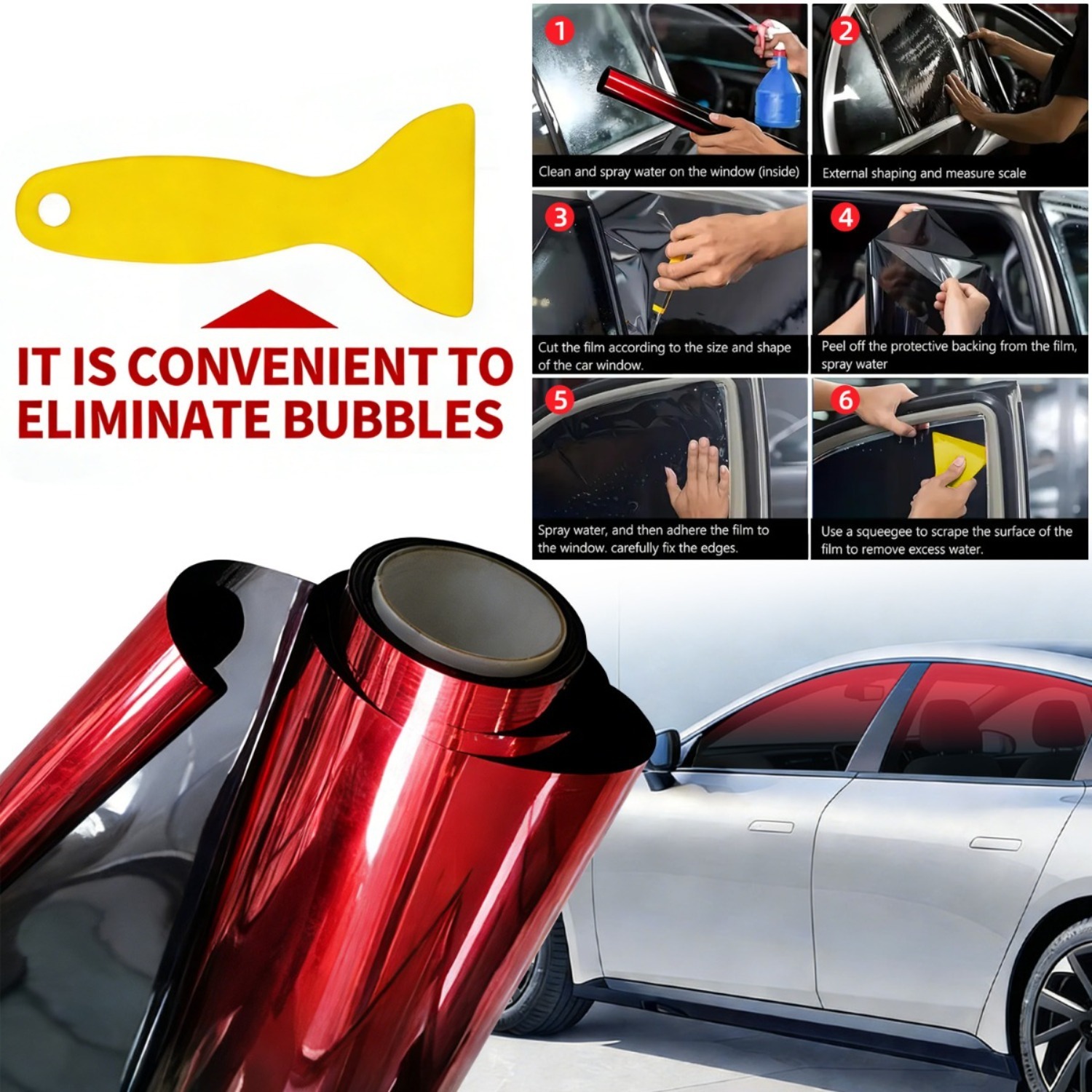 50x300cm Car Window Two-Tone T - Privacy Screen Protector ulasan dan harga