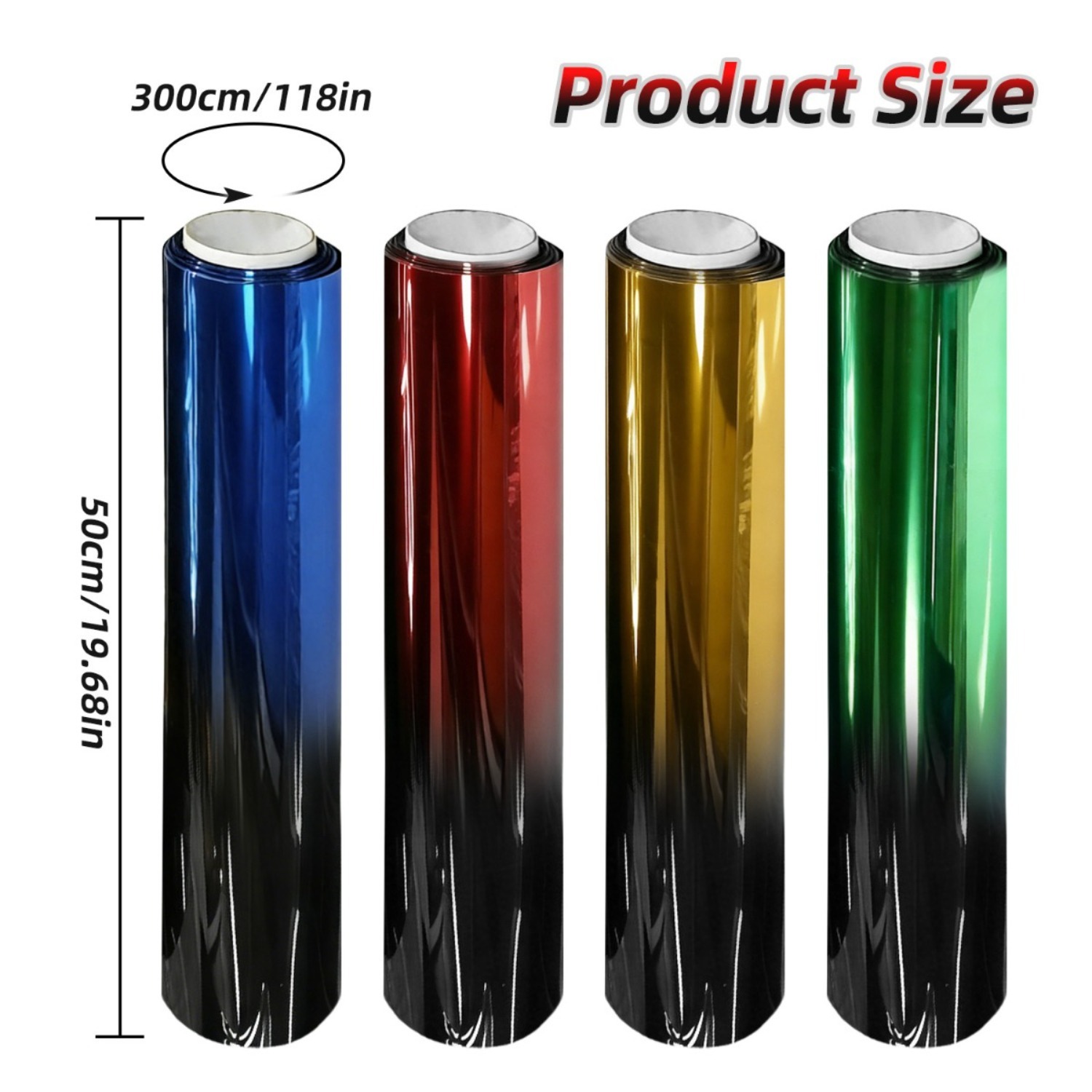 50x300cm Car Window Two-Tone T - Privacy Screen Protector ulasan dan harga