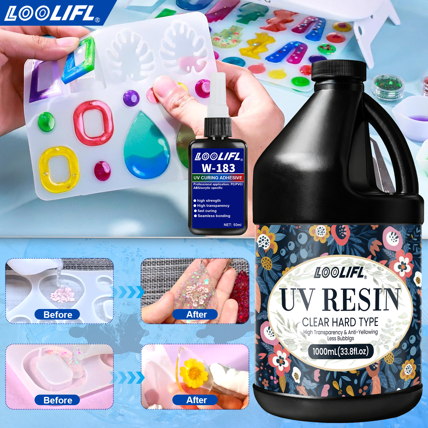 Hot Sell UV Hard Resin Adhesiv - Liquid Uv Glue Kit ulasan dan harga