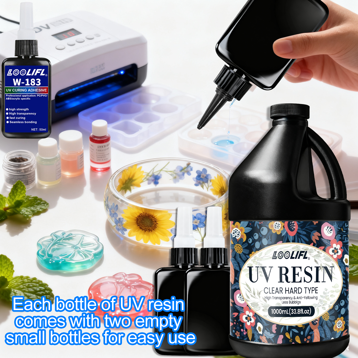 Hot Sell UV Hard Resin Adhesiv - Liquid Uv Glue Kit ulasan dan harga